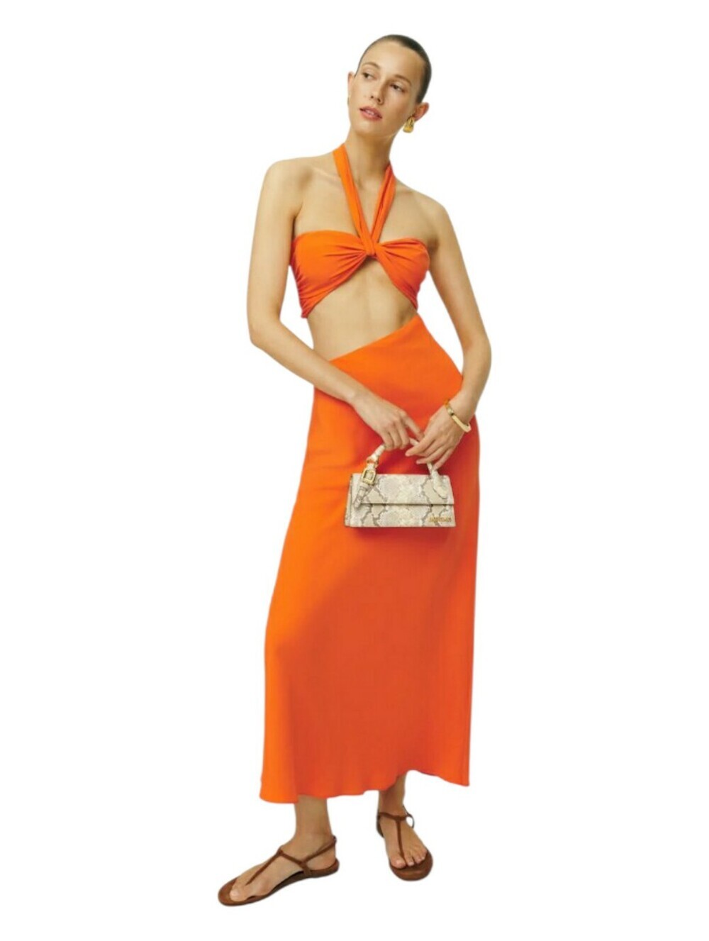 Reformation Vivi Silk Dress
